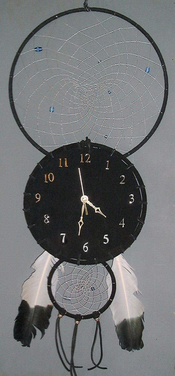 Dreamcatcher Clock by Magnum-Arts on DeviantArt