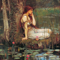 Nymph by Emile Corsi, 1864