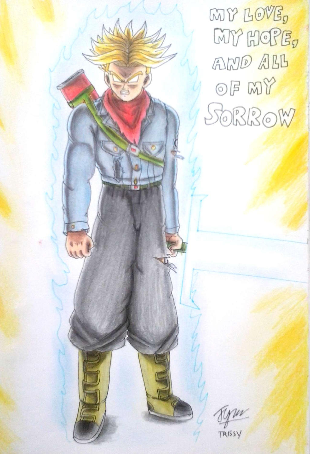 Super Saiyan Rage Future Trunks TFS Quote by MightyX39 on DeviantArt