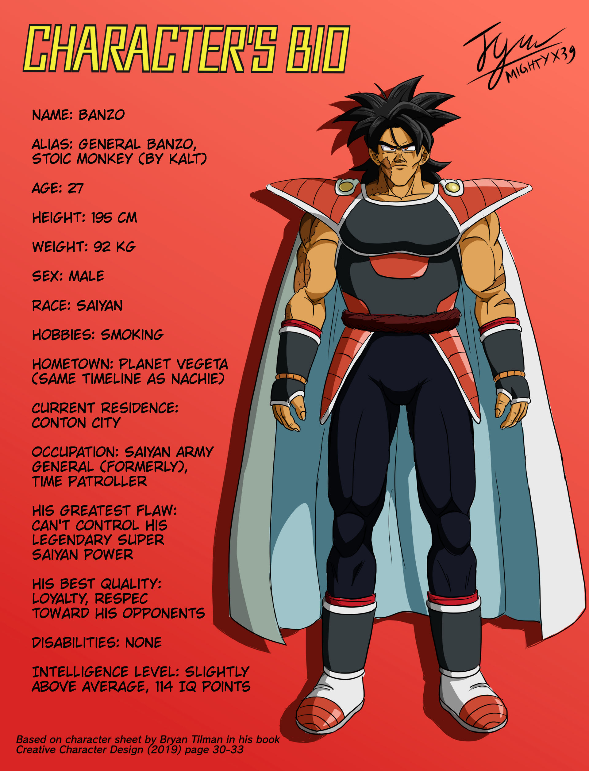 DBOC Profile: Banzo by MightyX39 on DeviantArt