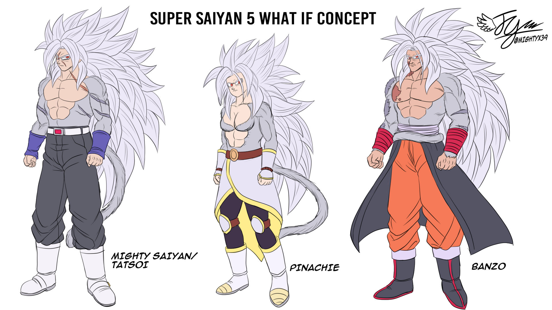 Ssj5 Drawing Ssj5 Warriors by MightyX39 on DeviantArt