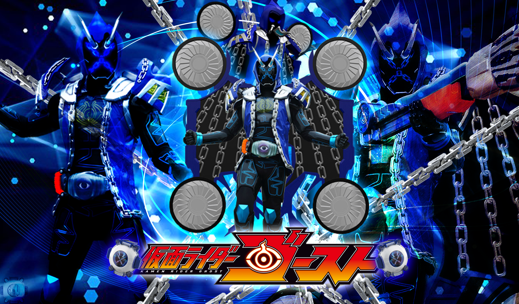 Kamen Rider Specter Houdini Damashii Wallpaper by malecoc on DeviantArt