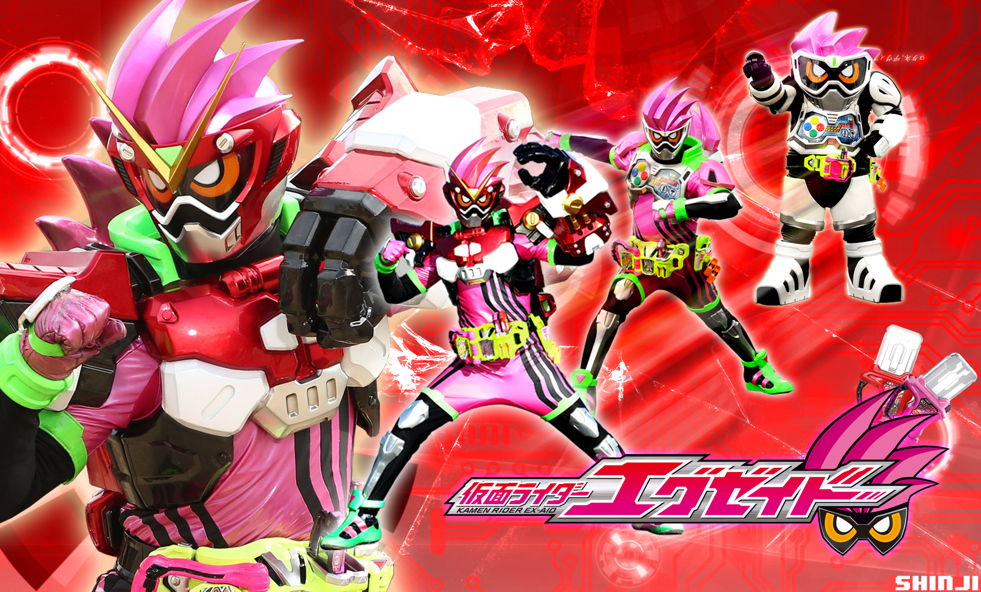 Kamen Rider Ex-Aid Robot Action Gamer Wallpaper