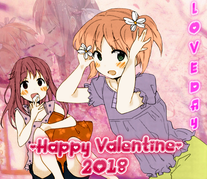 sakura trick happy valentine haruka x yuu