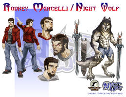 Night Wolf Character Design - Night Wolf