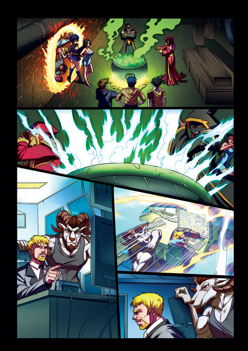 Night Wolf Comic Book Issue 2 Page 21 Colors by RAMHorn on DeviantArt