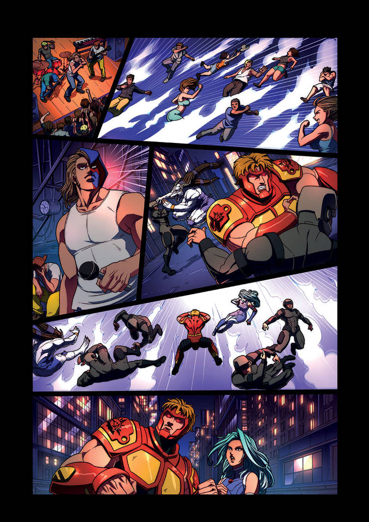 Night Wolf Comic Book Issue 2 Page 22 Colors by RAMHorn on DeviantArt