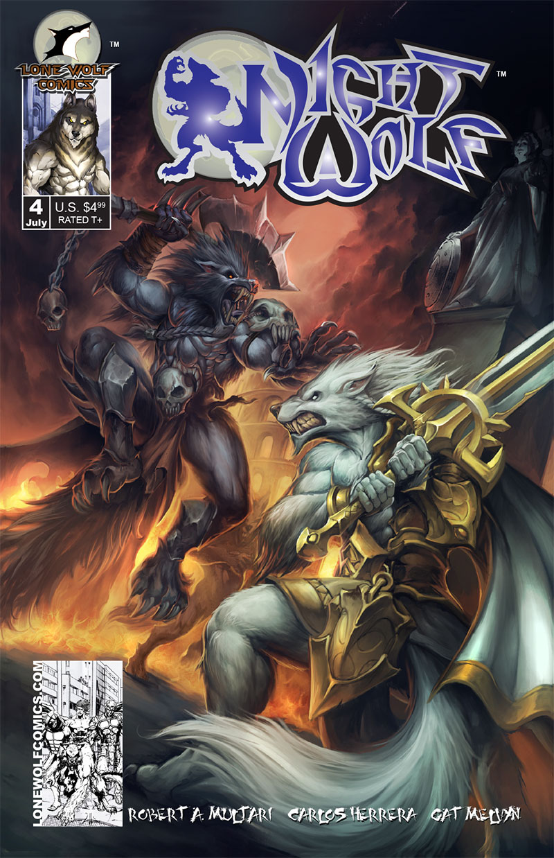 Night Wolf Comic Book Issue 4 Cover by RAMHorn on DeviantArt