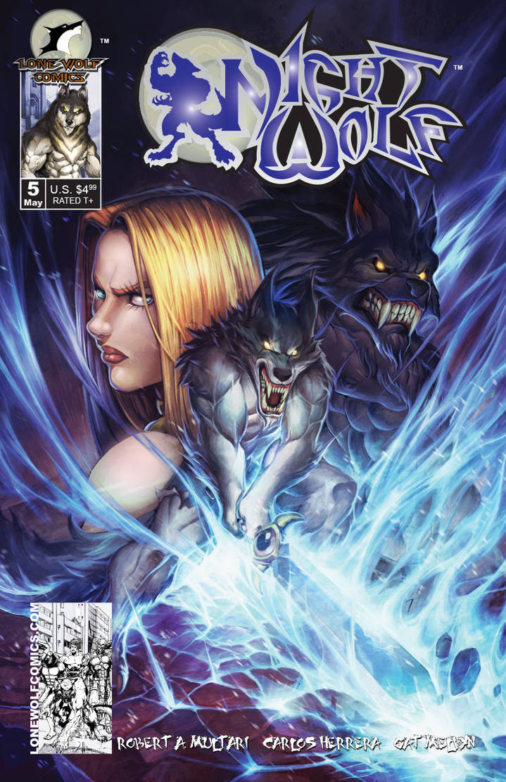 Night Wolf Comic Book Issue 5 Cover by RAMHorn on DeviantArt