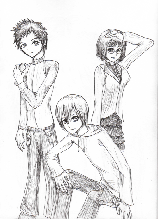 The Durarara!! Trio