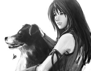 Rinoa and Angelo