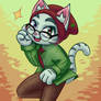 Nerd cat