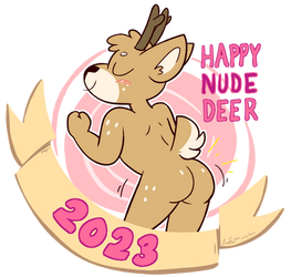 Happy Nude Deer 2023