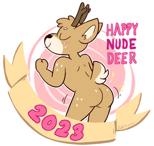 Happy Nude Deer 2023