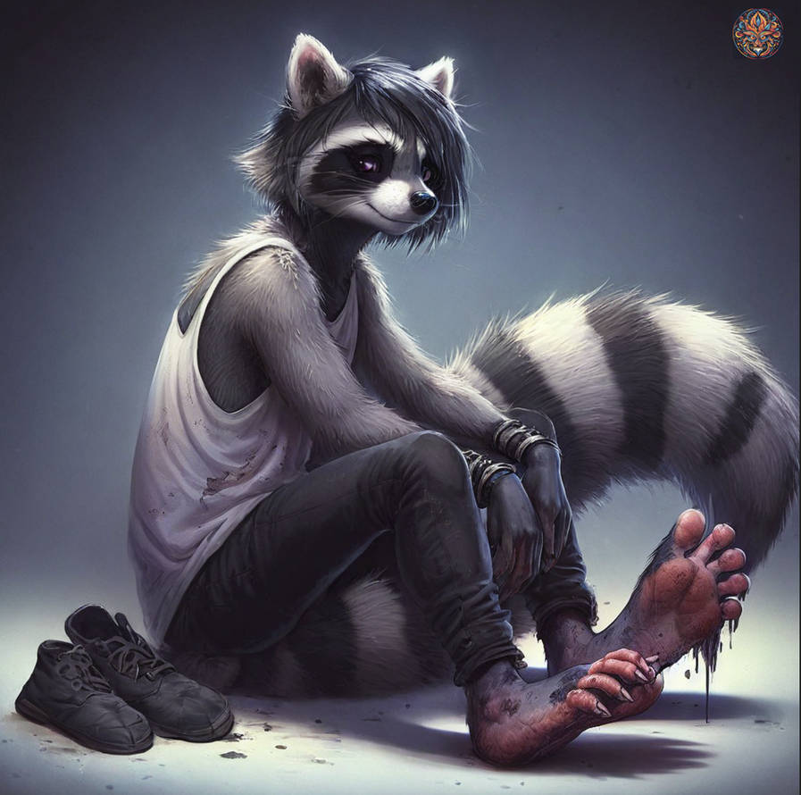 Deviantart Racoon Floory Series xy, Racoon 1 by omegatown on DeviantArt