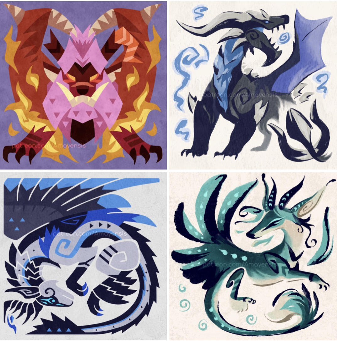 Mh Icon Monster Hunter style icons - commissions by Amayensis-Fireheart on ...