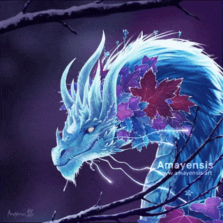 2D animation - Winter Dragon - DTIYS entry by Amayensis-Fireheart on  DeviantArt