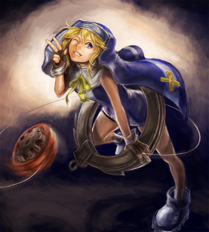 I've drawn a fan art of Bridget Guilty Gear, Bridget