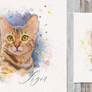 TURN YOUR PHOTO INTO DIGITAL ARTWORK! Cat Pet Port