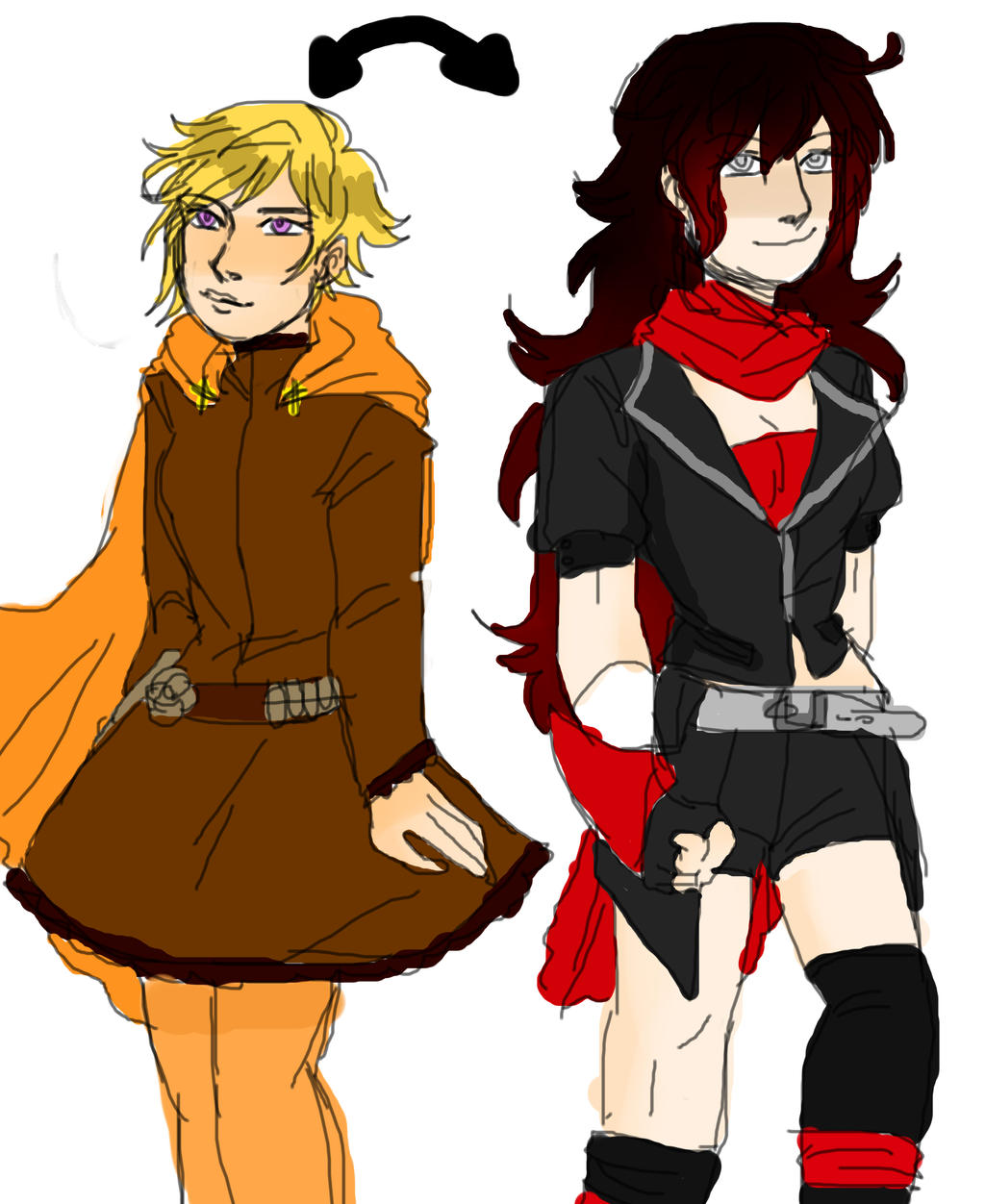 COLORSWAP RUBY AND YANG