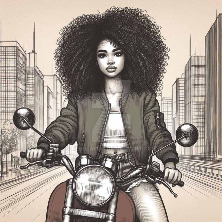 Deviantart Riding Motorcycle Kyra in Motorcycle. by NebulaLum on DeviantArt