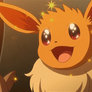 A happy Eevee