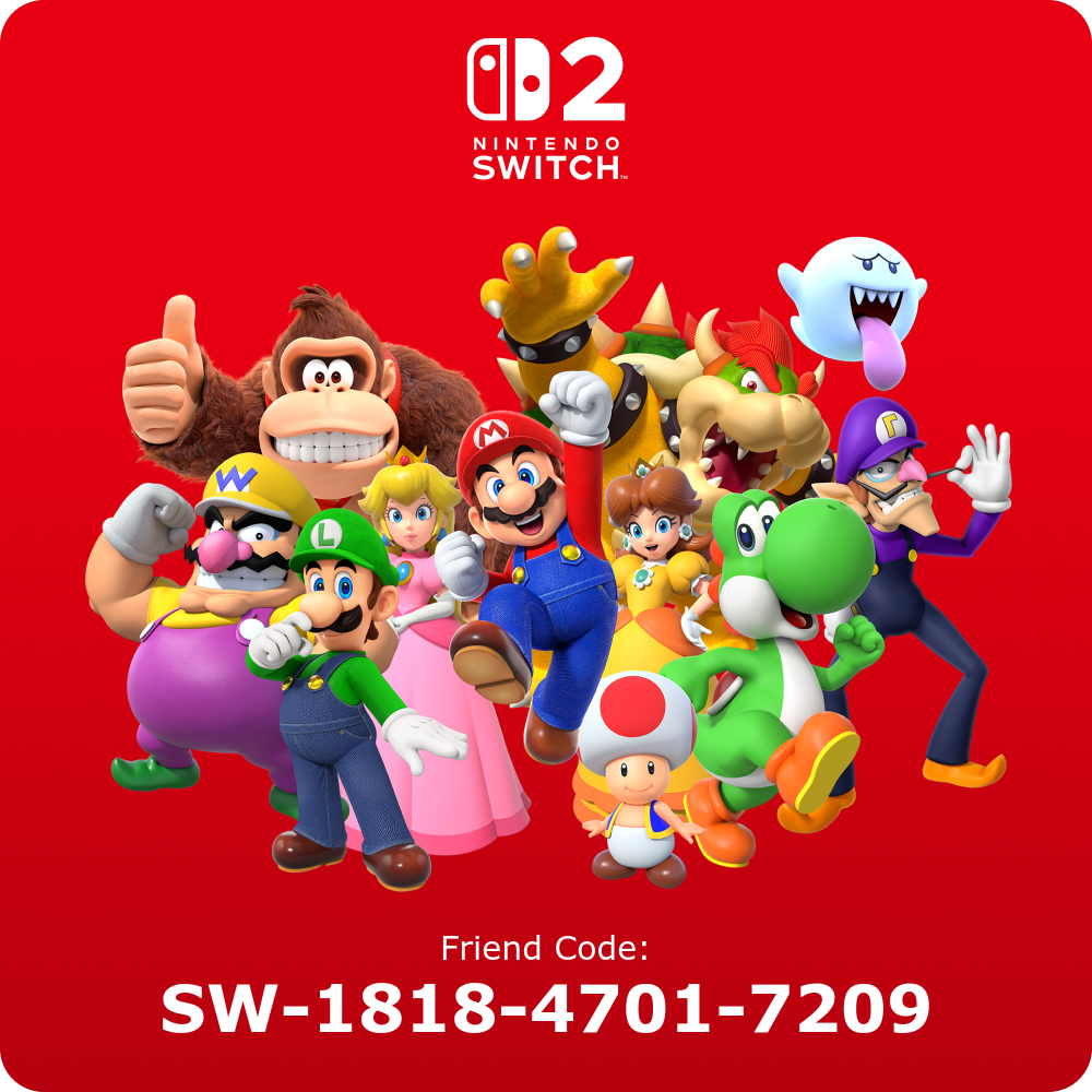 Nintendo Friend Code Sticker my Nintendo Switch 2 friend code by agumarcus97 on DeviantArt