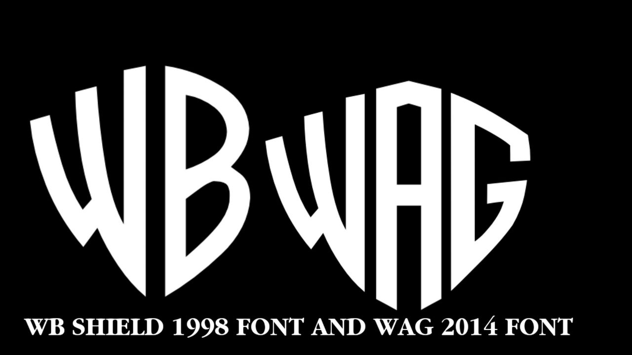Wb Shield Line WB Shield 1998 Font and WAG 2014 Font by smckellardougla on DeviantArt