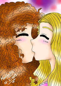 Commission - Merida X Rapunzel