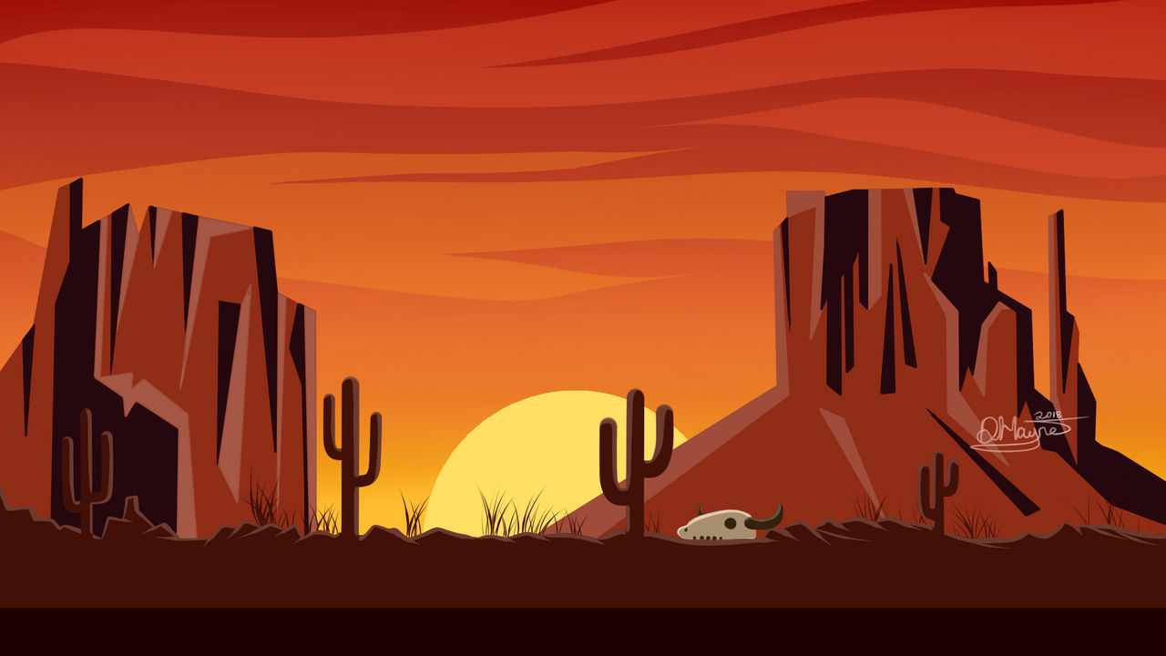 Wild west cartoon for a game design by DaniHaynes on DeviantArt