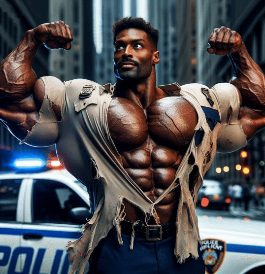 Buff Cops Deviantart Cops Massive Muscle Growth by Musclesponsor01 on DeviantArt