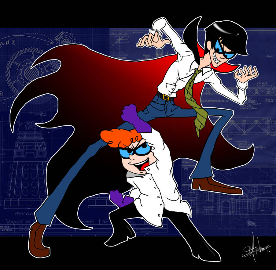 Dexter and Mandark by StephanieCitie on DeviantArt