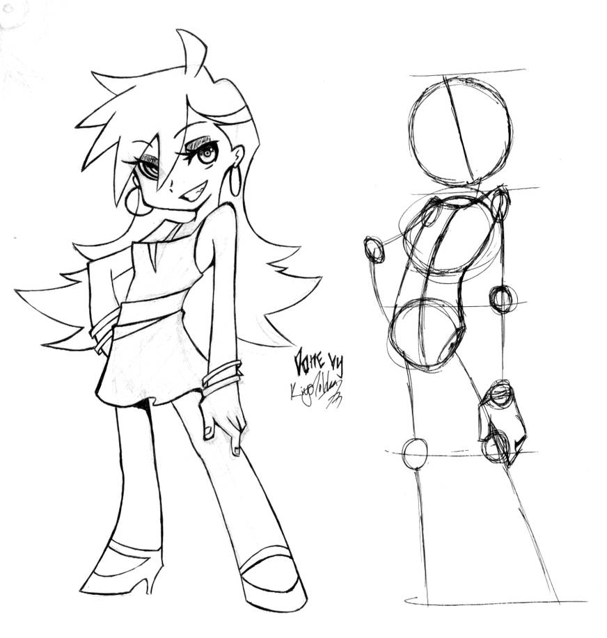Panty And Stocking With Garterbelt Art Style Panty Stocking and Garterbelt tutorial by KiyoTohka on DeviantArt