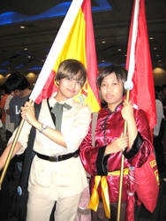 Hetalia Cosplay: Spain n HK