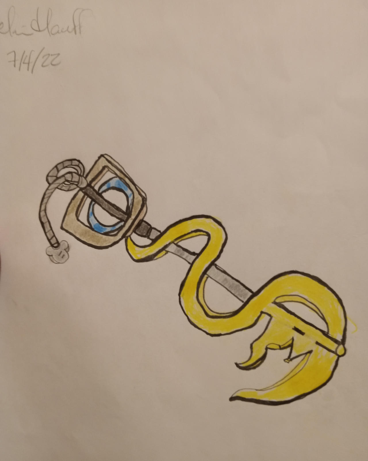 Made my own personal keyblade by MelHauff0 on DeviantArt