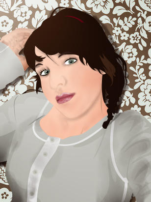 Alexandra Vectorized by maxintoch on DeviantArt