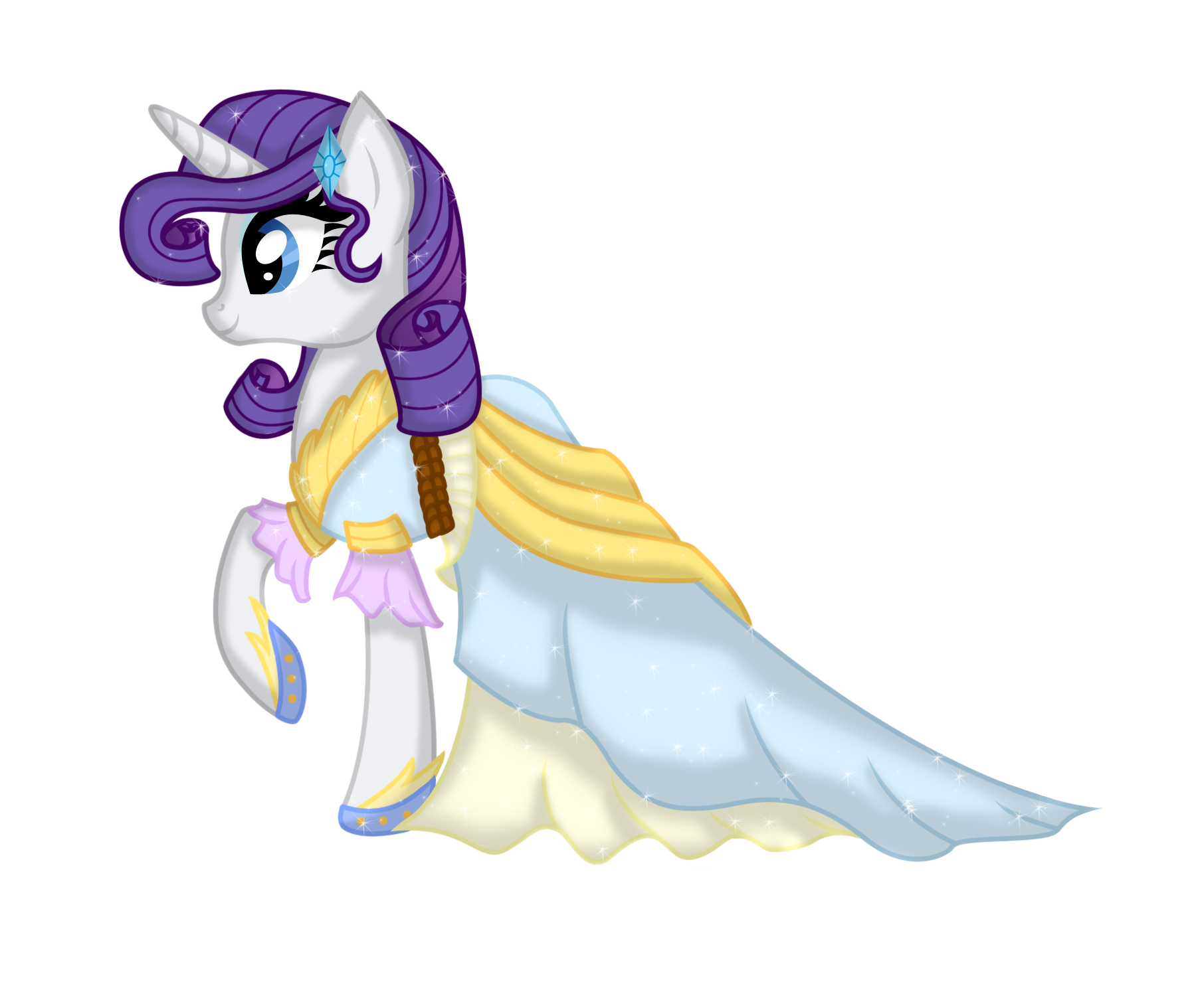 Speedpaint - Rarity in the dress, duh