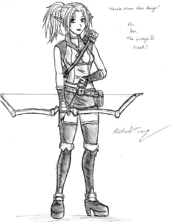 Lineage II: Silver Ranger by gloomknight on DeviantArt