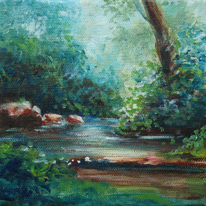 Daily Doodle: Little Stream by mynti