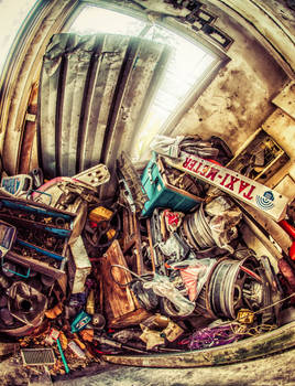 Car parts storage HDR