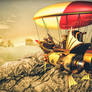 Airship 3D scenery