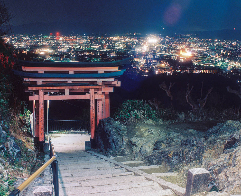 Mount Inari Background From Mt.Inari - Analog by IenYamasaki on DeviantArt