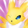 Renamon - Headshot - Full Color BG