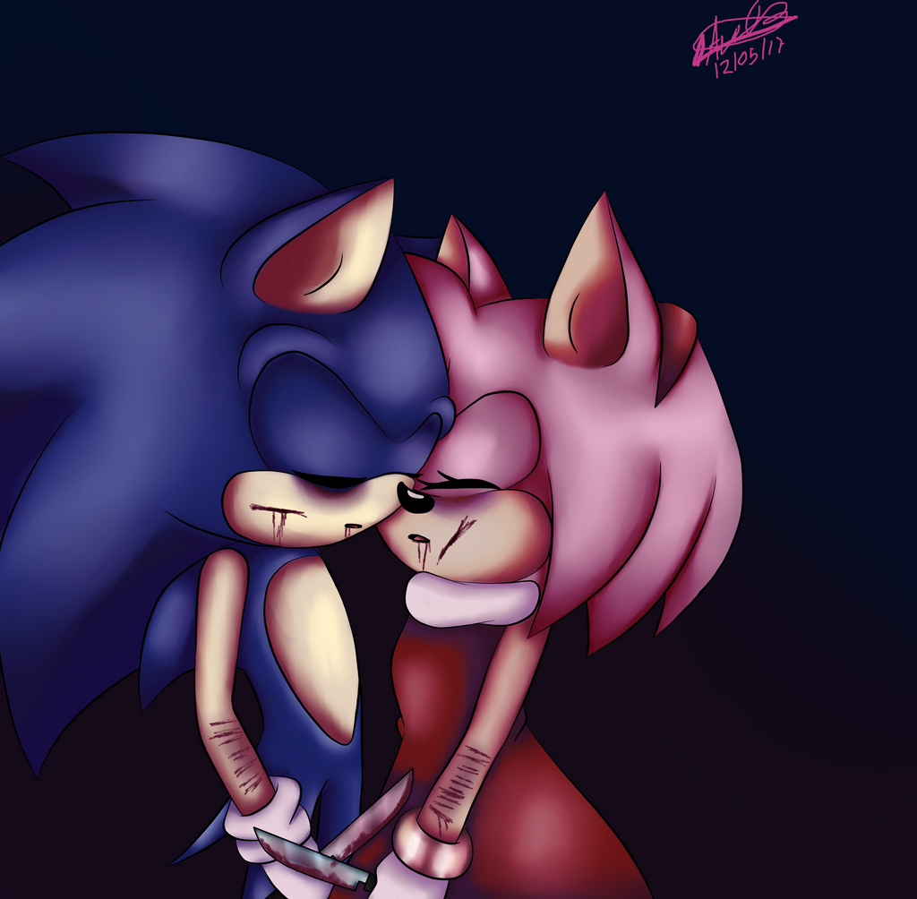 A sonamy prompt where amy just suddenly goes missing without a trace, and n...