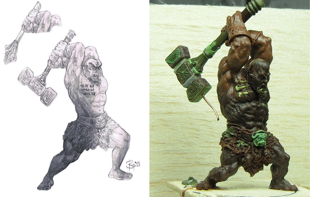 Kostchtchie(Pencil) and Sculpted by ObbArt on DeviantArt