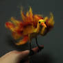 Posable art doll: Moltres- SOLD