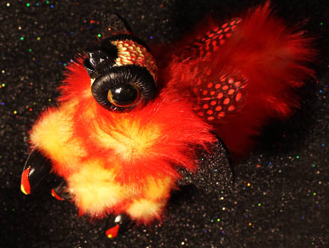 Fire Mothling Poseable Art Doll - For Sale