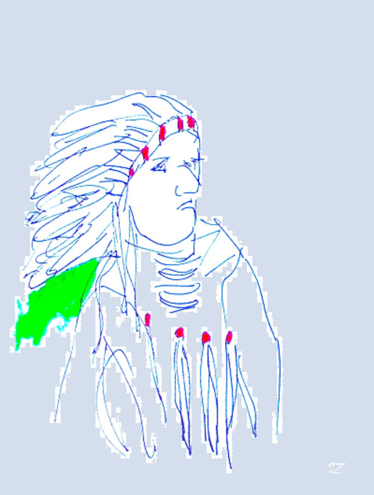 Native Blue by samzylstra on DeviantArt