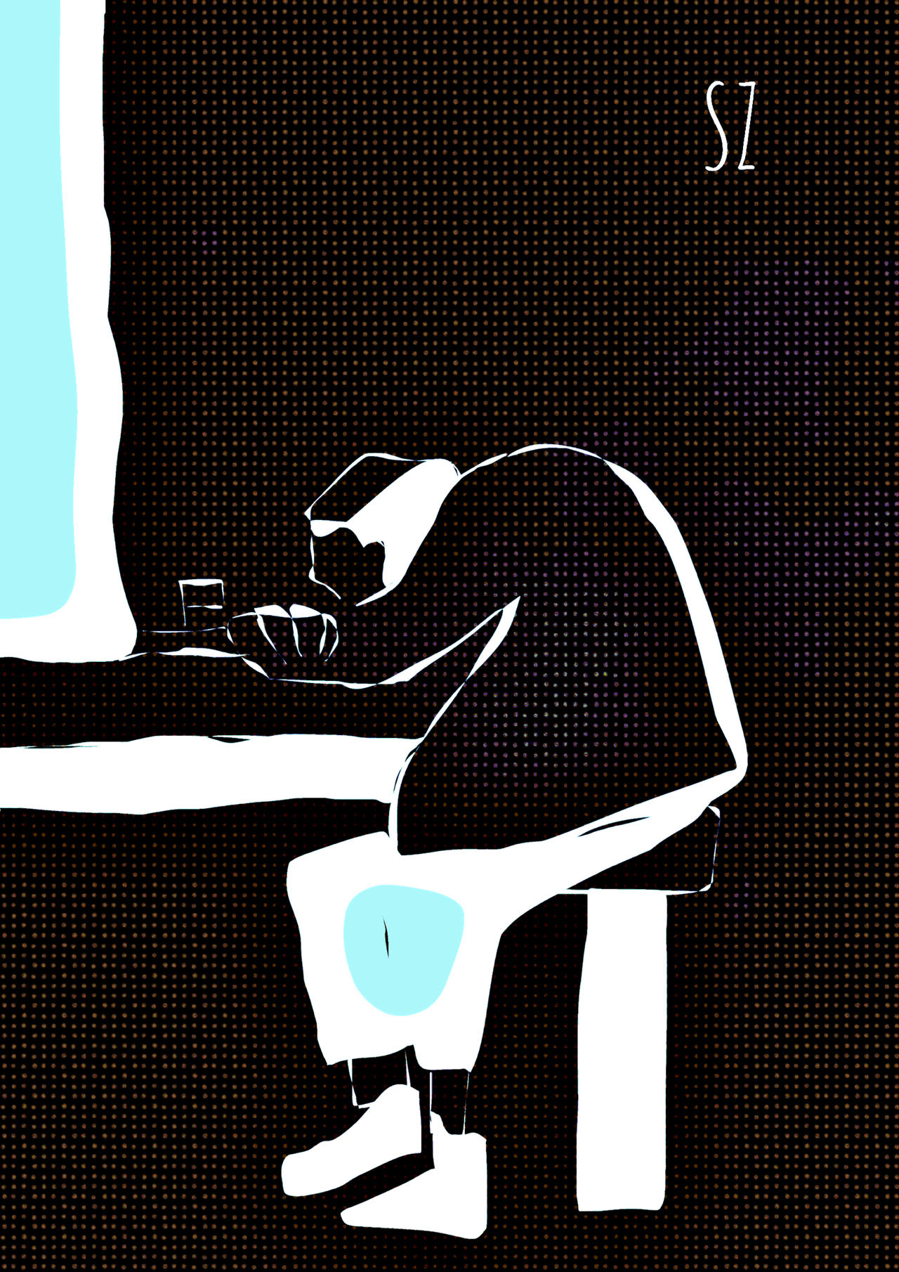Slouch Blue by samzylstra on DeviantArt