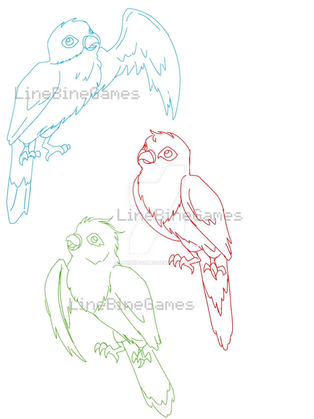 Deviantart Bird Designs Birds designs by LineBineGames on DeviantArt